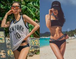 情侶泳裝☆&deg;安可小舖＊星國長袖防曬情侶泳衣衝浪浮潛瑜珈慢跑四件式溫泉游泳衣比基尼泳裝，女生1300元 歷史價格詳細信息