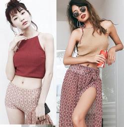 Bikini泳裝╭☆&deg;安可小舖＊甜美鄉村田園風泳衣鋼圈比基尼泳裝四件式溫泉度假泳裝，特價中 歷史價格詳細信息