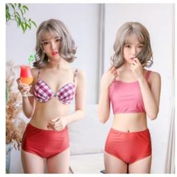 Bikini泳裝╭☆&deg;安可小舖＊甜美鄉村田園風泳衣鋼圈比基尼泳裝四件式溫泉度假泳裝，特價中 歷史價格詳細信息