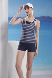 A&T*泳之美*【附帽/贈胸墊】大女短袖二件式泳衣原價1660【28238】S~XL 歷史價格詳細信息