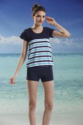 A&amp;T【泳之美】【附帽、胸墊】大女二件式泳衣 市價$1000【8309】M~2L 歷史價格詳細信息