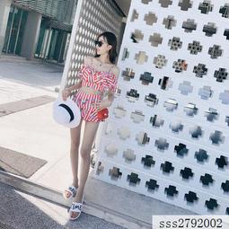 泳衣女士裙式分體平角保守遮肚顯瘦韓版修身仙女范小胸聚攏游泳裝~超美服飾 歷史價格詳細信息