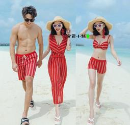 情侶泳衣╭☆°安可來福＊A88花草修飾大腿泳衣鋼圈有加大碼泳裝比基尼/男泳褲，女生950元 歷史價格詳細信息