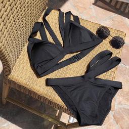 特價 韓國比基尼泳衣女性感大胸小胸兩件套分體式ins泡溫泉游泳裝 歷史價格詳細信息