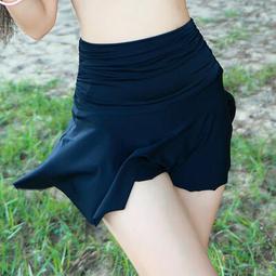 單獨游泳褲女夏裝平角褲防走光黑色白色高腰女士單賣女生泳衣短褲-萬物起源 歷史價格詳細信息