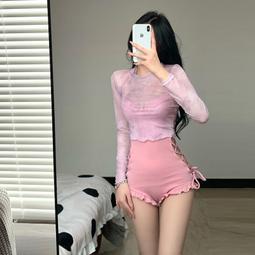 女童度假風長袖防曬泳裝(含帽) 女童泳衣 寶寶泳裝 小童泳裝 小童泳衣 女童比基尼【蘋果小舖】(YU) 2103 A75 歷史價格詳細信息