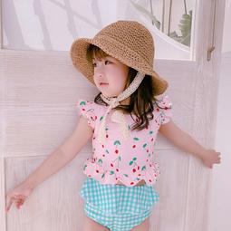 兒童泳衣女童小寶寶分體游泳衣度假吊带公主裙式連體泳裝☆宸宸百寶樓☆ 歷史價格詳細信息