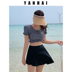 韓國ins風格子單肩包日系少女腋下包簡約小清新手提包包女斜挎包 歷史價格詳細信息