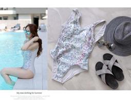 連身泳衣╭☆°安可小舖＊SW71056小公主小花連身泳衣鋼圈游泳衣泳裝比基尼，售價880元 歷史價格詳細信息