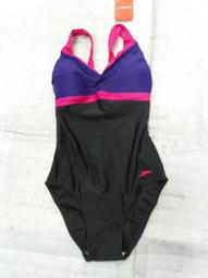 SPEEDO 女 美型連身泳裝 Lexi 黑/軍綠 歷史價格詳細信息