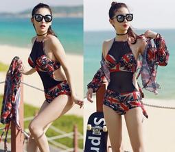 連身泳裝╭☆&deg;安可來福＊MO16007條紋後風光性感連身泳衣游泳衣比基尼泳裝，售價790元 歷史價格詳細信息