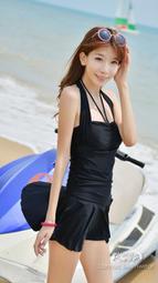 ☆優米小舖☆【SW150202】韓版顯瘦氣質甜美性感露腰挖空綁帶鋼圈胸墊集中純色連身泳裝泳衣★4色★ 歷史價格詳細信息