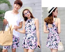 情侶泳裝☆°安可來福＊A195泳衣黑白拉鍊四件式情侶泳衣溫泉比基尼泳裝/男泳褲沙灘褲，女生1200元 歷史價格詳細信息