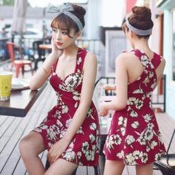 連身泳裝╭☆&deg;安可來福＊MO16007條紋後風光性感連身泳衣游泳衣比基尼泳裝，售價790元 歷史價格詳細信息