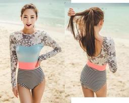 連身泳衣╭☆°來福彩虹 ＊韓版泰國度假氣質網紅連身泳裝有加厚胸墊鋼圈泳衣溫泉比基尼游泳衣，特價690元 歷史價格詳細信息