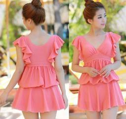 連身泳衣╭☆°來福彩虹＊5204可愛小雛菊女孩學生顯瘦鋼圈連身泳衣泳裝比基尼，售價650元 歷史價格詳細信息