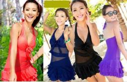 比基尼泳裝╭☆°來福彩虹＊G1438浪漫度假風情侶泳衣鋼圈游泳衣泳裝比基尼沙灘褲，特價950元 歷史價格詳細信息