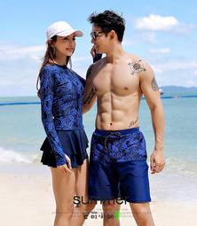 情侶泳裝☆°安可來福＊A195泳衣黑白拉鍊四件式情侶泳衣溫泉比基尼泳裝/男泳褲沙灘褲，女生1200元 歷史價格詳細信息