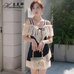 泳衣女2021新款韓國性感罩衫遮肚顯瘦學生保守泡溫泉三件式比基尼大尺碼5XL泳衣【雅妤精選】 歷史價格詳細信息