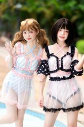 【cosplay】性感可愛兩穿一字肩雪紡裙睡衣 激情套裝三點式雪纺透视睡裙 誘惑 透視三點式 歷史價格詳細信息