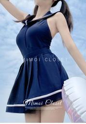 藍色死庫水 開襠連身衣 日系削肩高叉連體衣 角色扮演 性感情趣睡衣 情人節禮物 台灣現貨- 愛衣朵拉C185 歷史價格詳細信息