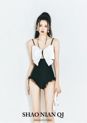 少年齊 溫泉度假韓國鋼託保守顯瘦遮肚子仙女範裙式連身女泳衣 歷史價格詳細信息