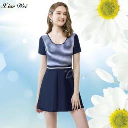 ???? 梅林泳裝 ????大女連身裙泳裝/泳衣(L.XL.QL)M1456【贈泳帽+胸墊+免運】 歷史價格詳細信息