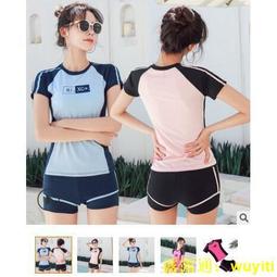 泳衣女遮肚顯瘦平角大碼保守2019新款運動款連體學生專業游泳衣【大麥百貨】 歷史價格詳細信息