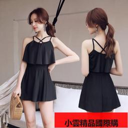 【優選國際購】泡溫泉 泳衣  女性感網紅歐美 連體比基尼 拼色顯瘦 遮肚小胸聚攏 游 泳裝   泳裝 歷史價格詳細信息