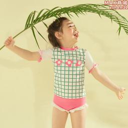 愛多爾兒童泳衣女2021年新款中大童女童遊泳衣洋氣寶寶溫泉泳裝 歷史價格詳細信息