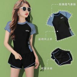 泳衣女韓國小清風女生保守遮肚顯瘦 裙式分體泳衣 海邊度假溫泉泳衣  露天市集  全台最大的網路購物市集 歷史價格詳細信息