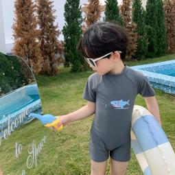 男童連身泳衣兒童夏季寶寶海邊沙灘速乾遊泳衣男孩可愛帥氣泳裝潮 歷史價格詳細信息