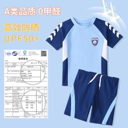 兒童泳褲2023新款男童速乾遊泳褲小中大童專業遊泳三件套 歷史價格詳細信息