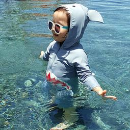 嬰兒泳衣韓國兒童泳衣男童兩件式長袖長褲潛水衝浪服遊泳衣防曬套裝 歷史價格詳細信息