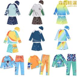 兒童泳衣男小中大童寶寶男孩學生遊泳衣2022夏季新款分體遊泳裝備 歷史價格詳細信息