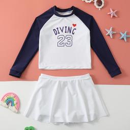 泳衣兒童女小童可愛兩件式比基尼嬰幼兒園女寶寶速乾夏季遊泳衣 歷史價格詳細信息