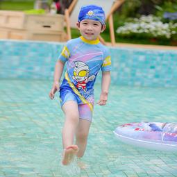 奧特曼兒童泳衣男童連身小孩中大童泳裝澤塔迪迦溫泉泳衣寶寶套裝 歷史價格詳細信息