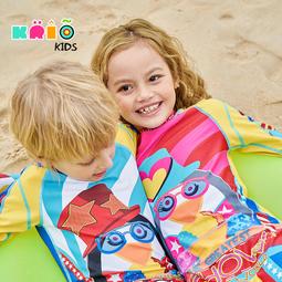 兒童泳衣男童溫泉長袖連身保暖2023新款寶寶中大童專業訓練遊泳裝 歷史價格詳細信息