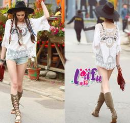 五分袖罩衫 蕾絲 上衣-短款勾花鏤空百搭女裝2色74ab47[獨家進口][米蘭精品] 歷史價格詳細信息