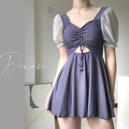 泳衣女泡溫泉遮肚顯瘦學生大童爆款大尺碼兩件式夏季遊泳館專用泳衣 歷史價格詳細信息