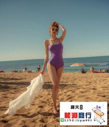 龍淵商行「泳衣泳褲」女韓游泳衣分體高腰深V紅色溫泉泳裝帶胸墊無袖休閒性感泳衣 歷史價格詳細信息