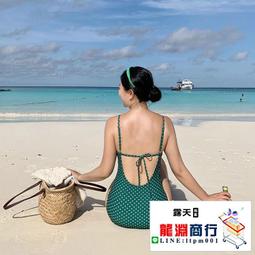 龍淵商行「泳衣泳褲」簡約性感鏤空比基尼小胸性感溫泉顯瘦帶胸墊無袖休閒連身泳衣 歷史價格詳細信息