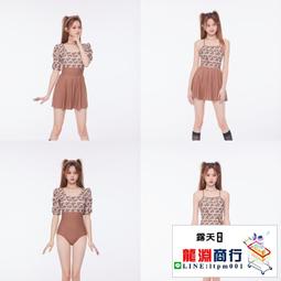 龍淵商行「泳衣泳褲」女保守深V比基尼蕾絲保守溫泉泳裝小胸帶胸墊休閒純長袖泳衣 歷史價格詳細信息