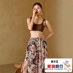 龍淵商行「泳衣泳褲」女游泳衣分體小胸系繩溫泉黑綠藍紅復古三點式溫泉泳裝比基尼 歷史價格詳細信息