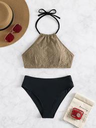 【好康】2022新款泳裝仙女範性感泳衣女荷葉邊泡溫泉大小胸聚攏顯瘦比基尼 歷史價格詳細信息