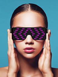 賽博朋克眼鏡未來感個性發光凹造型護目鏡蹦迪超炫酷抖音ins 歷史價格詳細信息