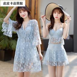 泳衣女 比基尼 大尺碼4件套 保守遮肚顯瘦 新款日系分體長袖泳裝 工廠直銷 品質保證 彤彤戶外（滿599免運） 歷史價格詳細信息