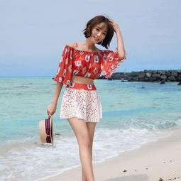 比基尼三件套純欲風性感海邊度假溫泉小胸純色無鋼圈顯白兩件式泳衣 歷史價格詳細信息