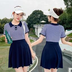 泳衣女2022年網紅新款爆款遮肚顯瘦保守遊泳衣裙式連體泡溫泉泳裝 歷史價格詳細信息