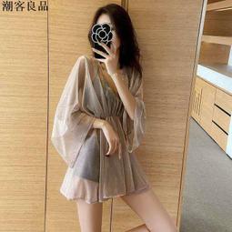 比基尼三件套性感泳衣女2022新款溫泉情侶款泳裝男沙灘褲韓國ins 歷史價格詳細信息